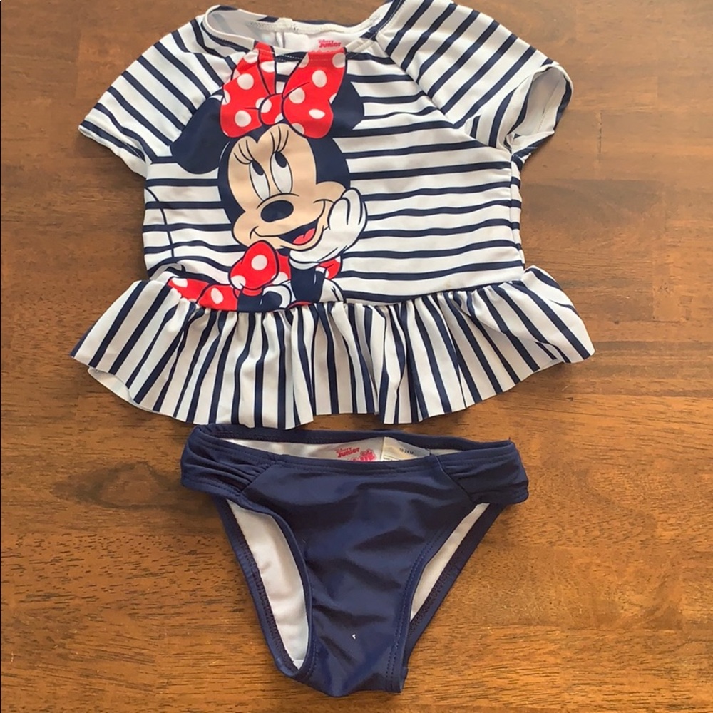 Minnie Mouse bathing suit 2 piece